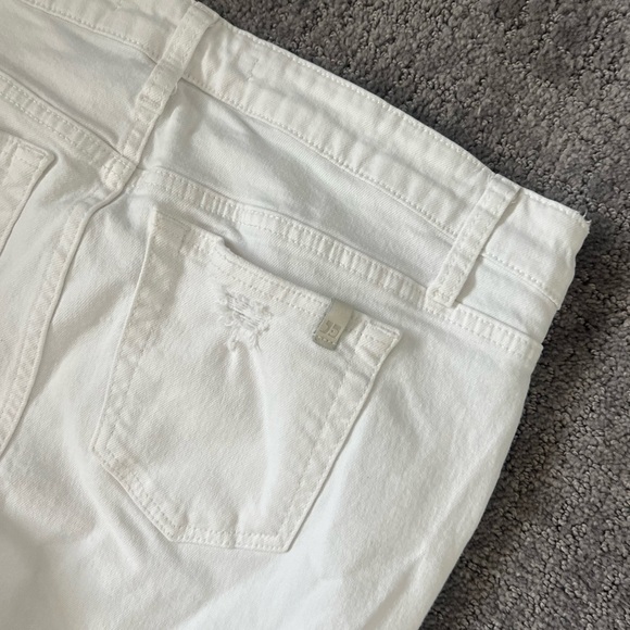 Joe’s Jeans Janel White Straight Leg Distressed Jeans - Picture 5 of 10
